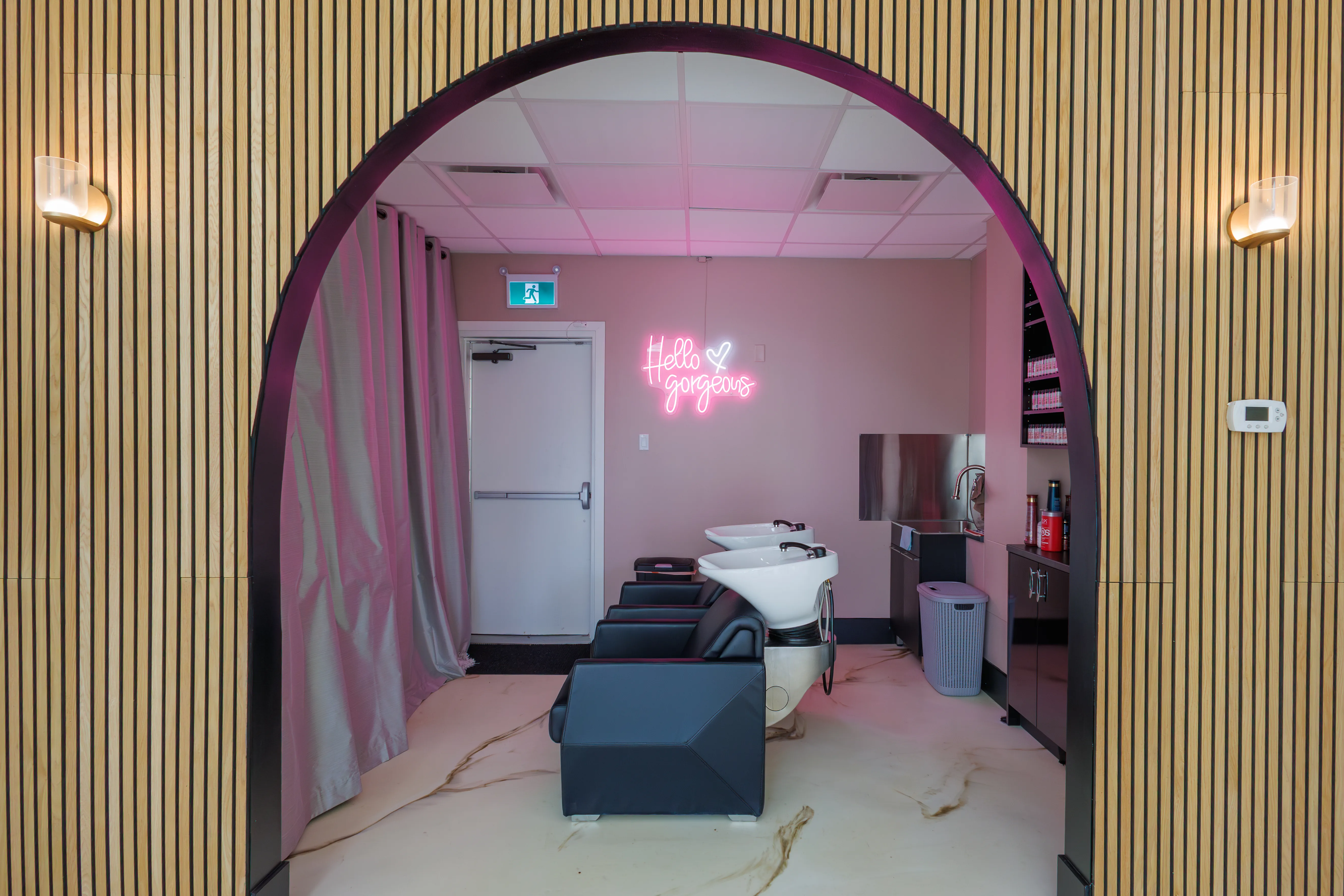 Cabine de soin luxueuse